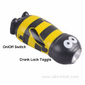 hand press torch tiger head flashlight